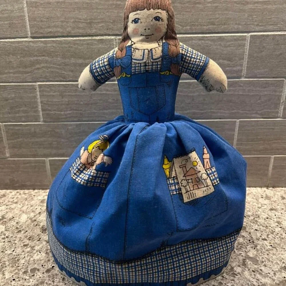 Sweet Vintage 1985‎ Avon Topsy Turvy Daytime/Nighttime Doll Collectible 80's